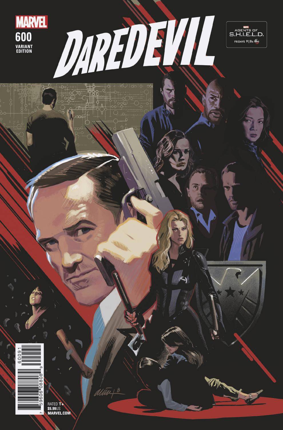 DAREDEVIL #600 AGENTS OF SHIELD ROAD TO 100 1:10 ACUNA VARIANT 2018 Daredevil MARVEL COMICS