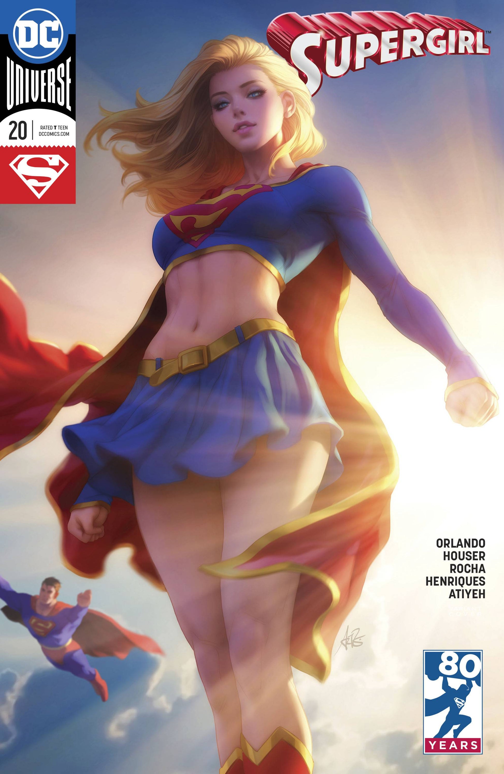 SUPERGIRL #20 ARTGERM VARIANT 2018 Supergirl DC COMICS   