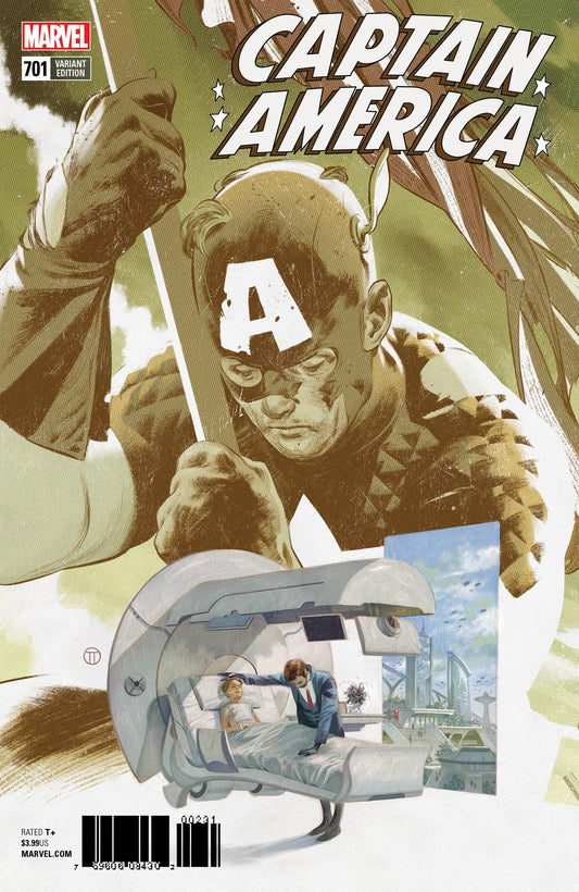 CAPTAIN AMERICA #701 TEDESCO CONNECTING VARIANT 2018 Captain America MARVEL COMICS