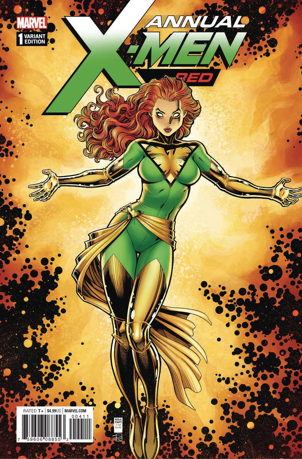 X-MEN RED ANNUAL #1 ART ADAMS VARIANT 2018 X-Men Red MARVEL COMICS   