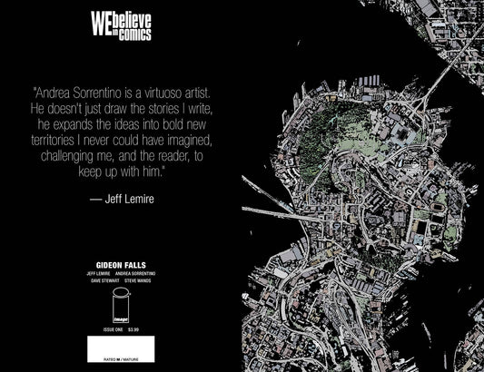 GIDEON FALLS #1 1ST PRINT VIRGIN VARIANT 2018 Gideon Falls IMAGE COMICS