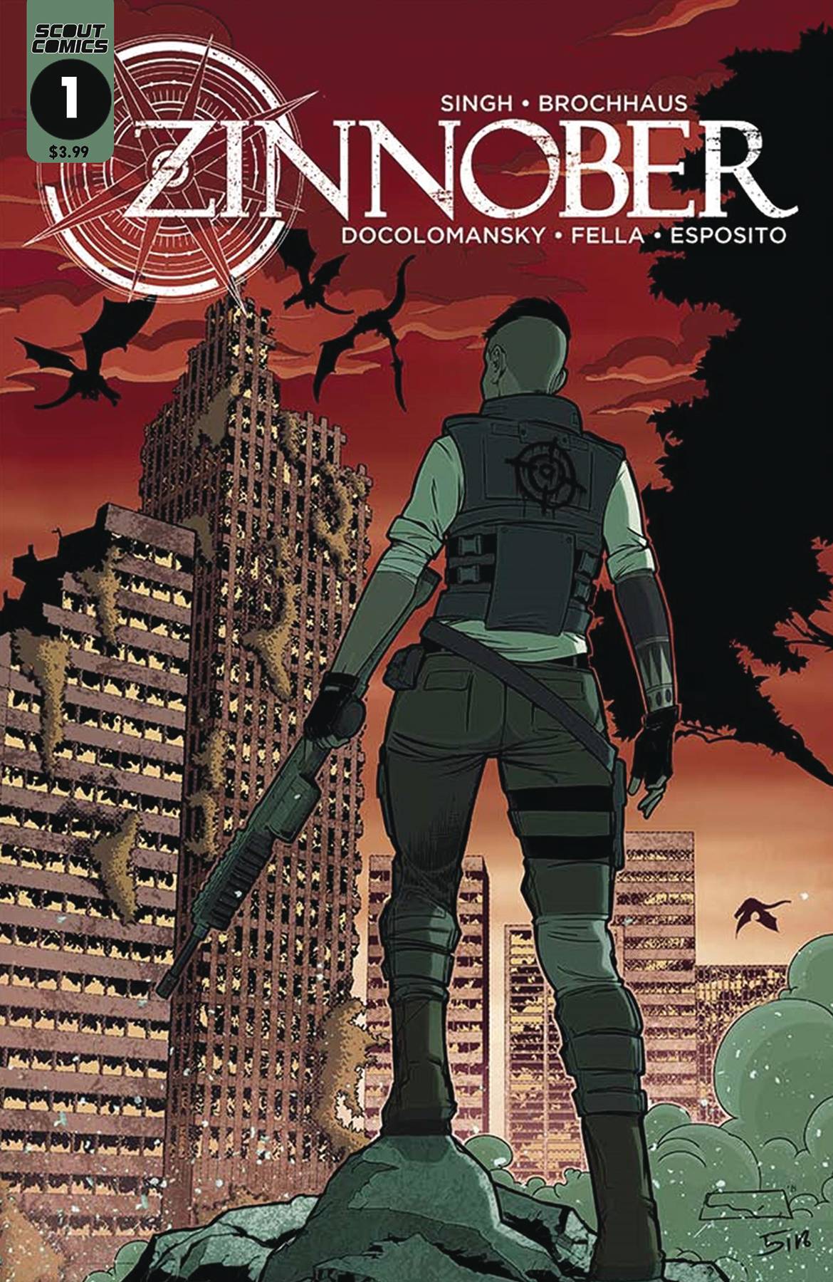 ZINNOBER #1 CVR A 2018  SCOUT COMICS   