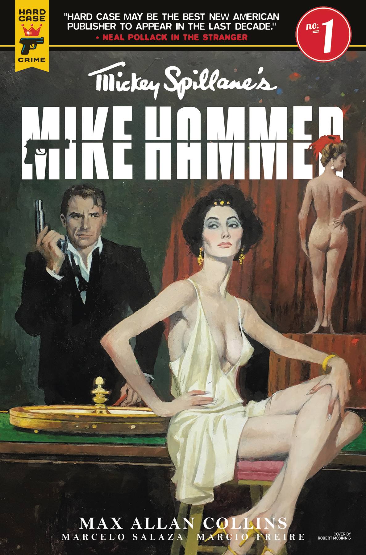 MIKE HAMMER #1 CVR A MCGINNIS 2018  TITAN COMICS   