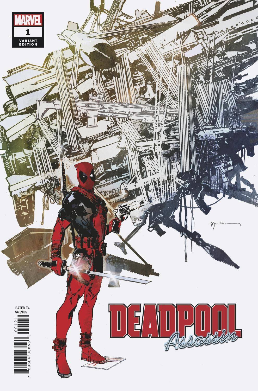 DEADPOOL ASSASSIN #1 (OF 6) SIENKIEWICZ VARIANT 2018 Deadpool MARVEL COMICS   