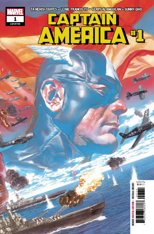 CAPTAIN AMERICA #1 ALEX ROSS 2018 Captain America MARVEL COMICS