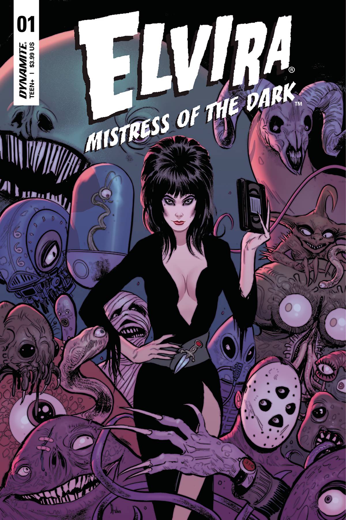 ELVIRA MISTRESS OF DARK #1 STRAHM VARIANT 2018 comic book DYNAMITE   