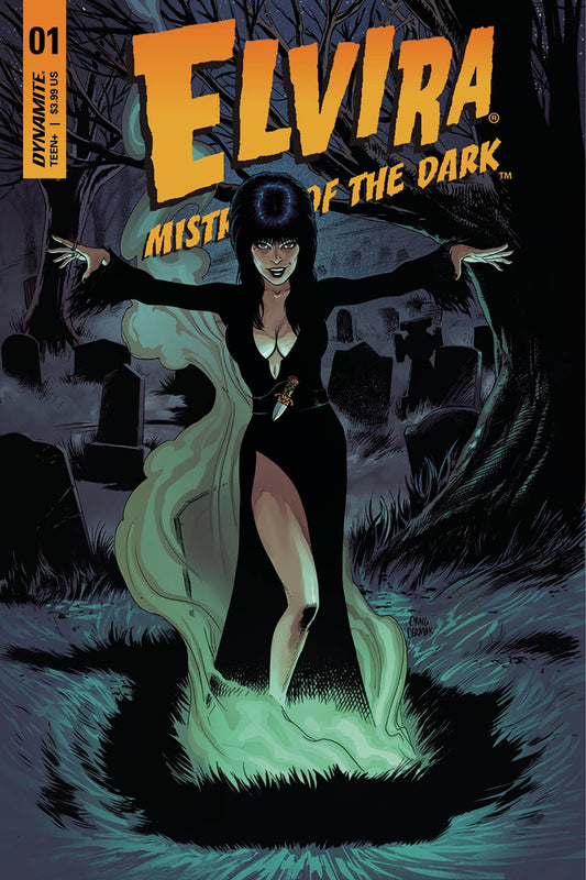 ELVIRA MISTRESS OF DARK #1 CERMAK VARIANT 2018 Elvira DYNAMITE