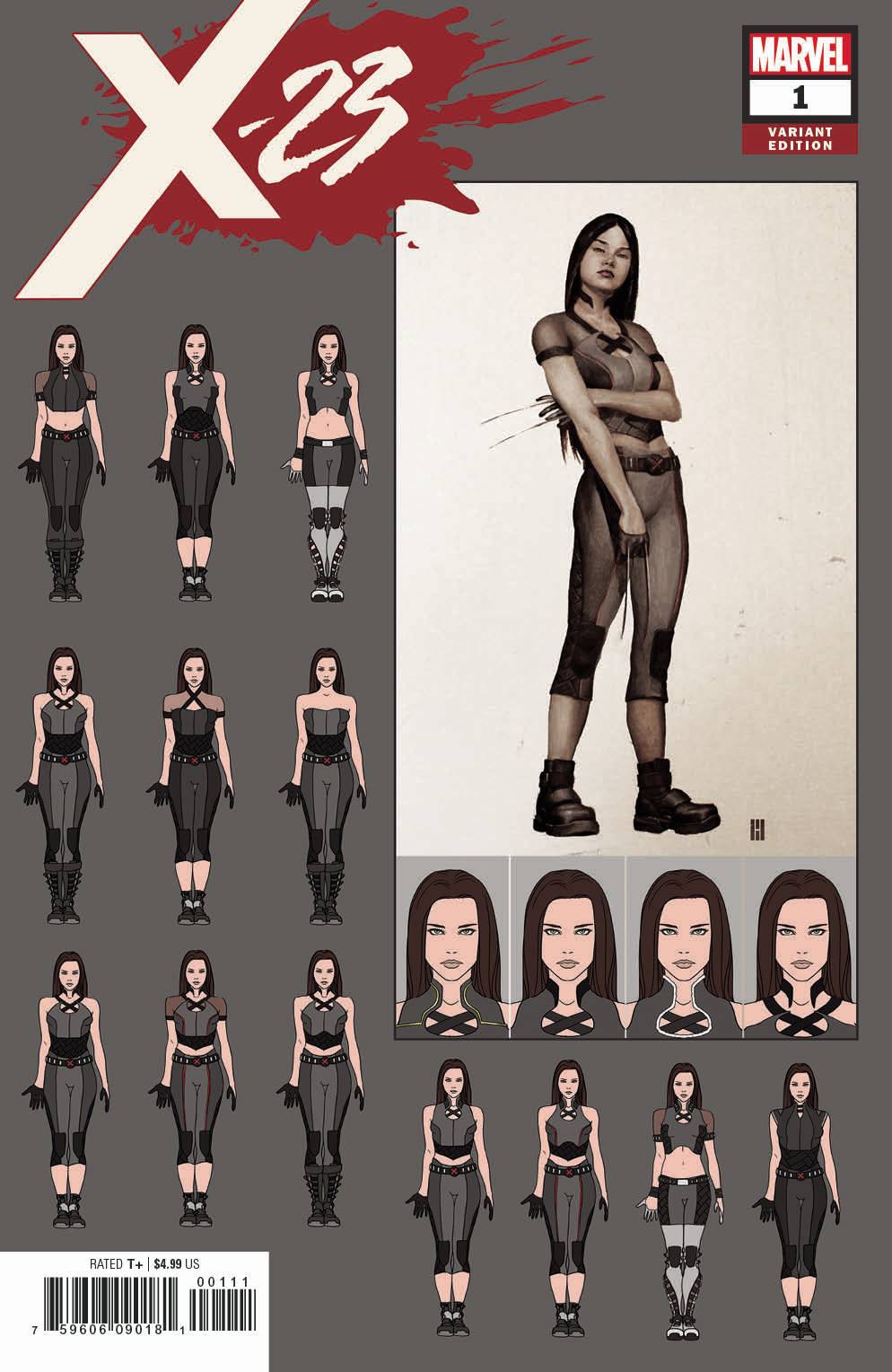 X-23 #1 1:10 DESIGN VARIANT CHOI 2018 X-23 MARVEL COMICS   