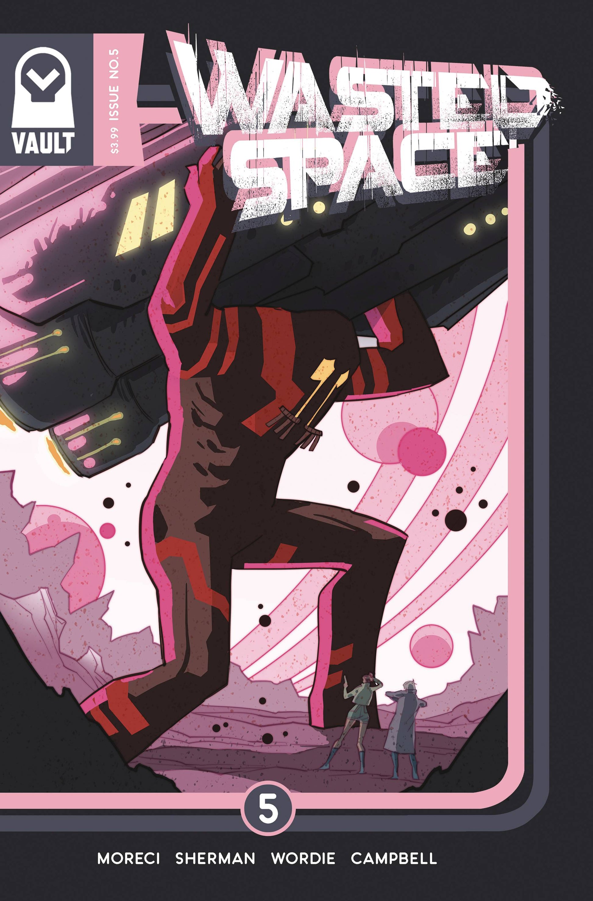 WASTED SPACE #5 SAUVAGE 2018  VAULT COMICS   