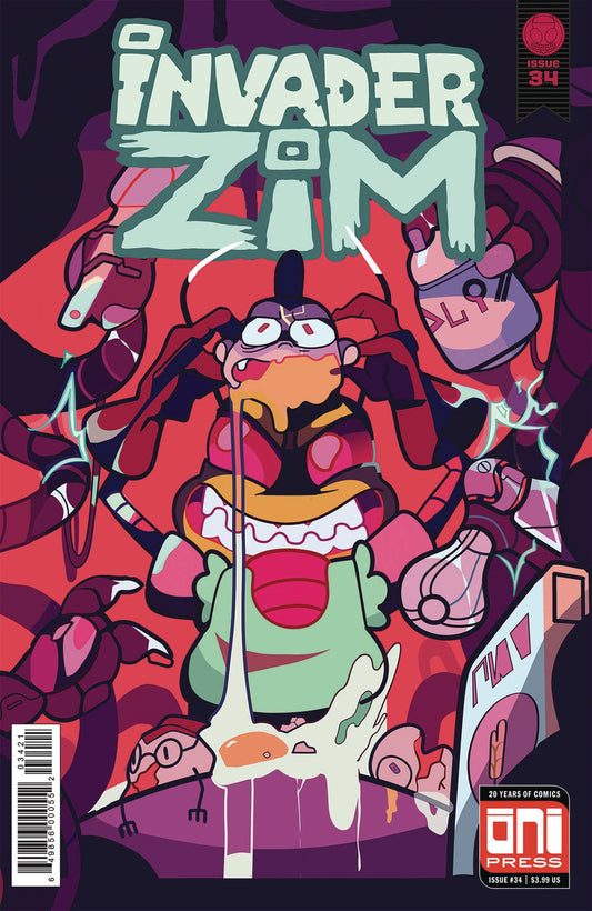 INVADER ZIM #34 CVR B MOSLEY VARIANT 2018 Invader Zim ONI PRESS INC.   