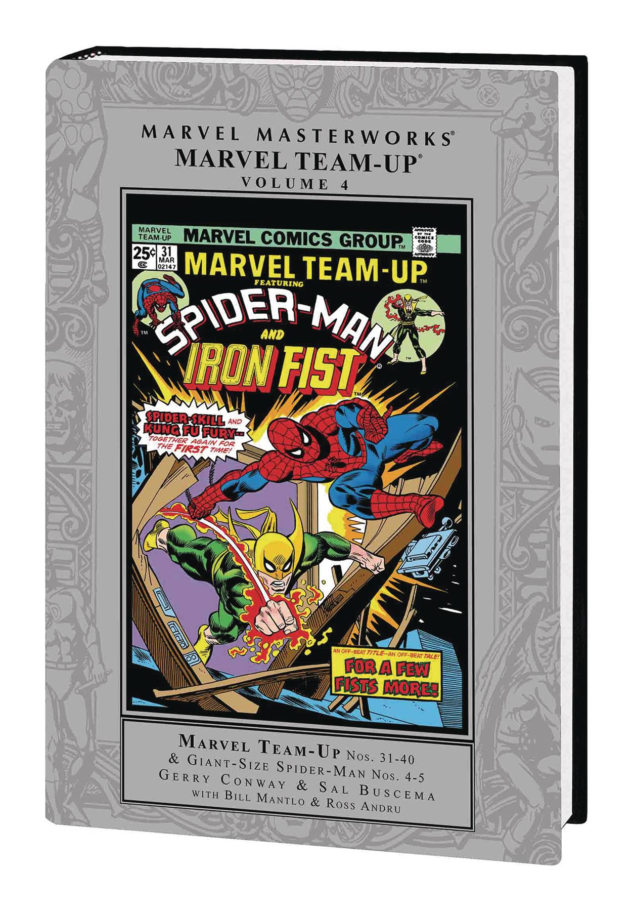 MARVEL MASTERWORKS MMW MARVEL TEAM-UP SPIDER-MAN IRON FIST VOL 04 HC HARDCOVER Marvel Team-Up MARVEL COMICS