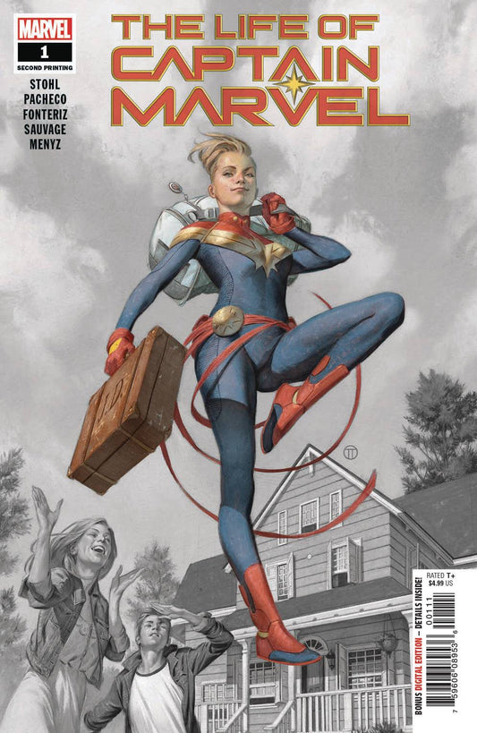 LIFE OF CAPTAIN MARVEL #1 (OF 5) 2ND PRINT PACHECO VARIANT 2018 Captain Marvel MARVEL COMICS   