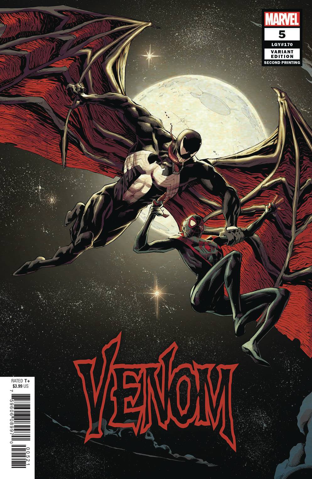 VENOM #5 2ND PRINT STEGMAN VARIANT 2018 Venom MARVEL COMICS   