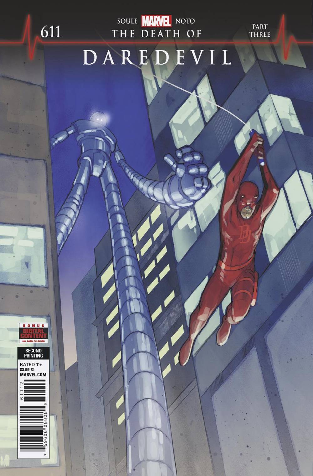 DAREDEVIL #611 2ND PRINT VARIANT 2018 Daredevil MARVEL COMICS