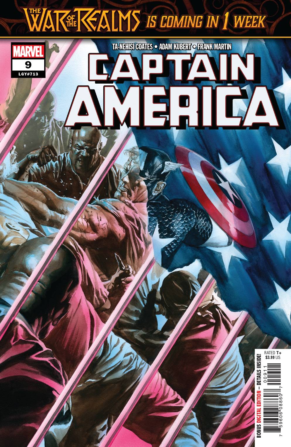 CAPTAIN AMERICA #9 ALEX ROSS 2019 Captain America MARVEL COMICS