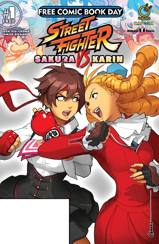 STREET FIGHTER SAKURA VS KARIN FCBD 2019 Street Fighter UDON