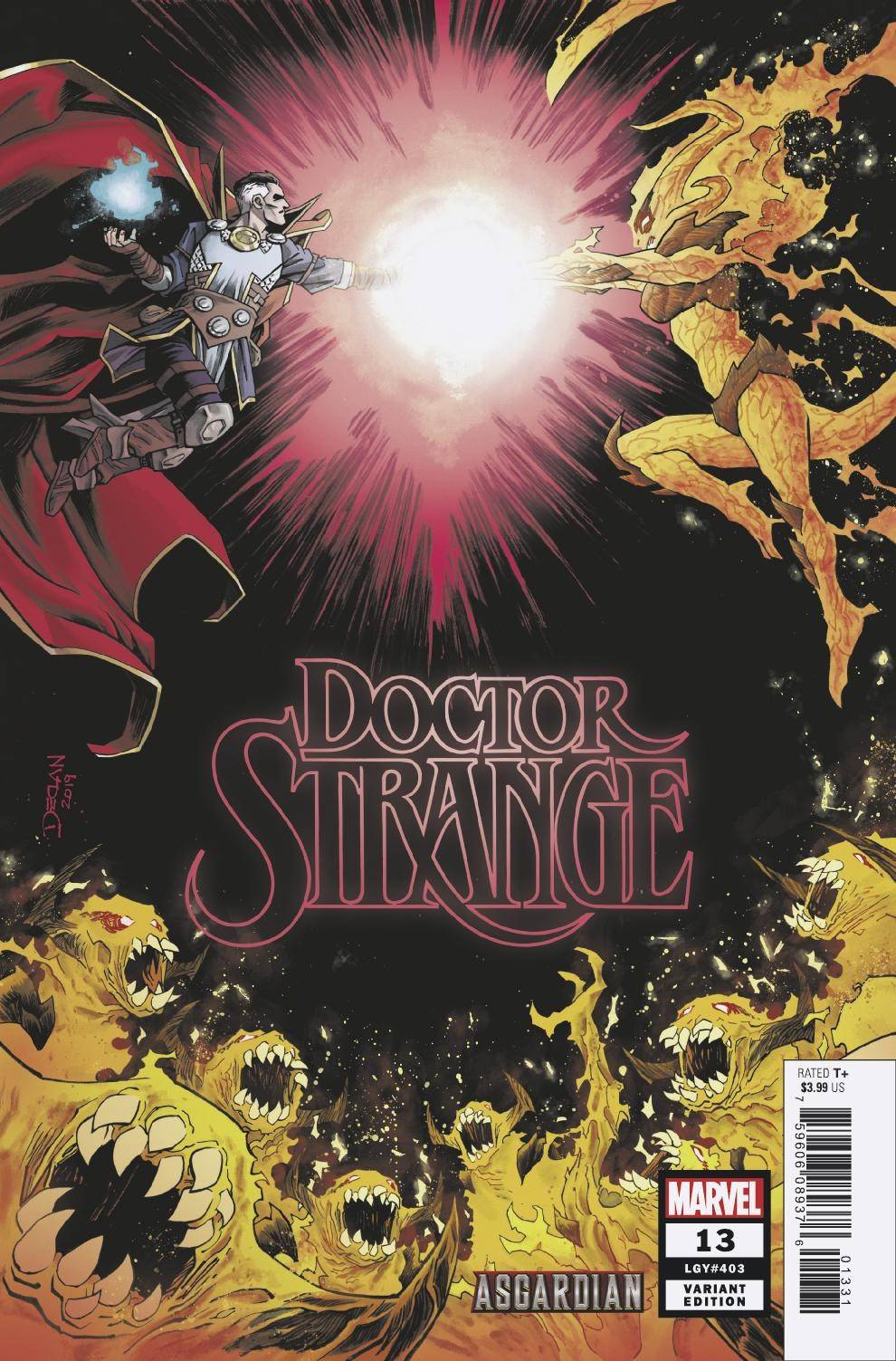 DOCTOR STRANGE #13 SHALVEY ASGARDIAN VARIANT 2019 Doctor Strange MARVEL COMICS
