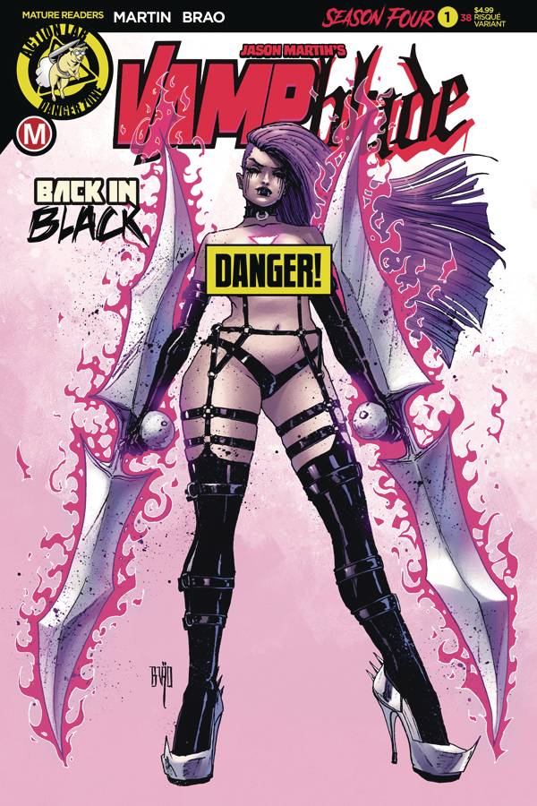 VAMPBLADE SEASON 4 #1 CVR B BRAO RISQUE (MR) 2019 Vampblade ACTION LAB - DANGER ZONE   