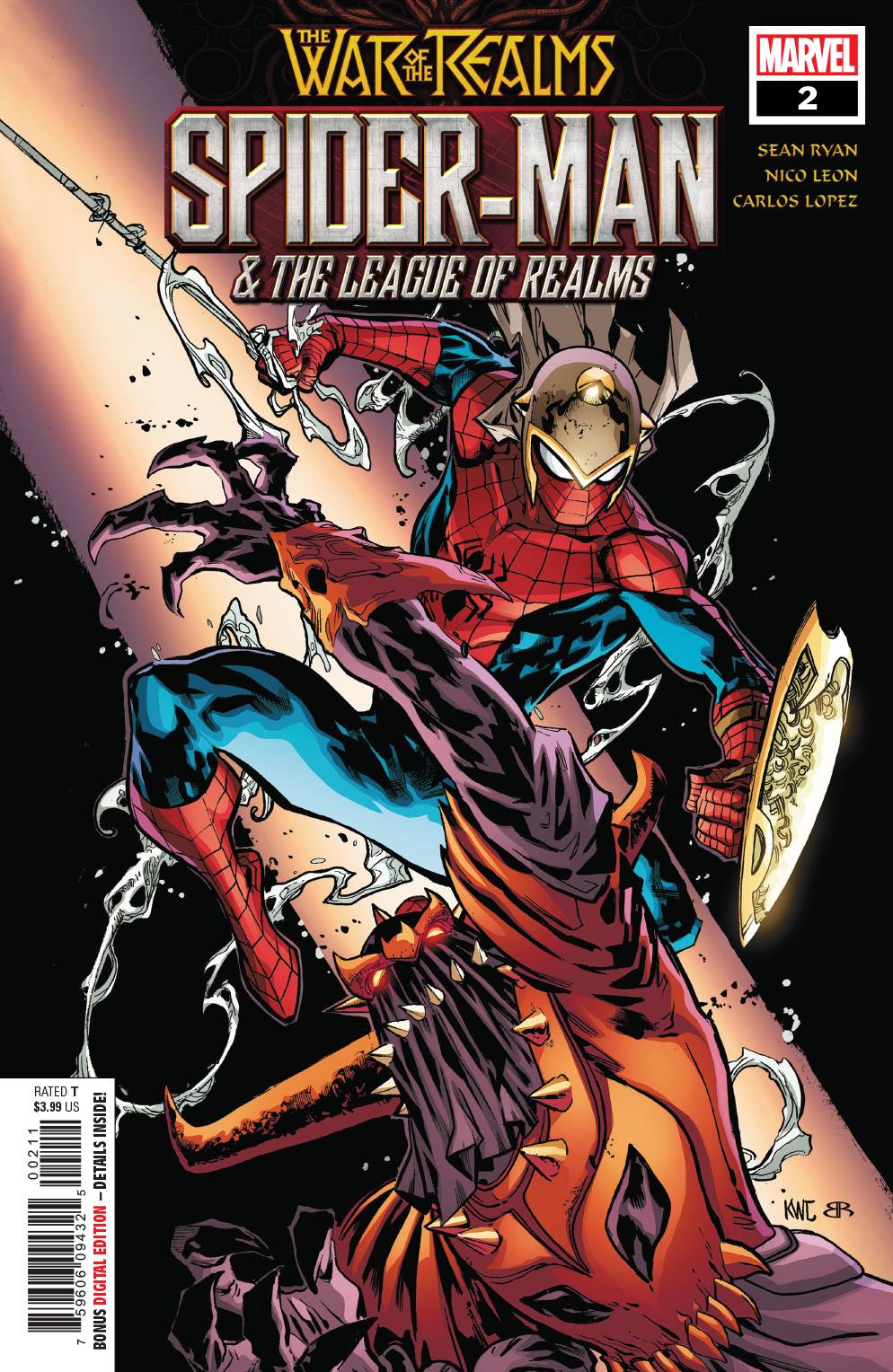 WAR OF REALMS SPIDER-MAN & LEAGUE OF REALMS #2 (OF 3) 2019