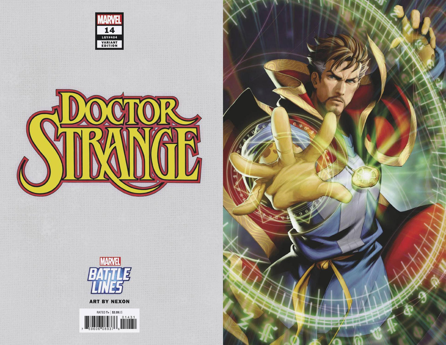 DOCTOR STRANGE #14 NEXON MARVEL BATTLE LINES VARIANT 2019 Doctor Strange MARVEL COMICS