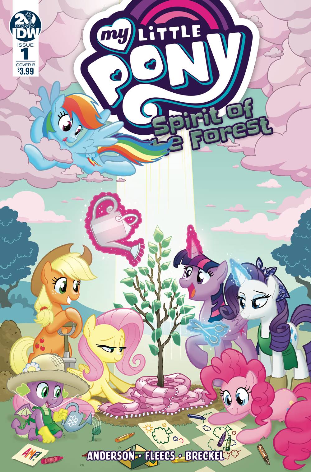 MY LITTLE PONY SPIRIT OF THE FOREST #1 (OF 3) CVR B FLEECS 2019 My Little Pony IDW PUBLISHING   