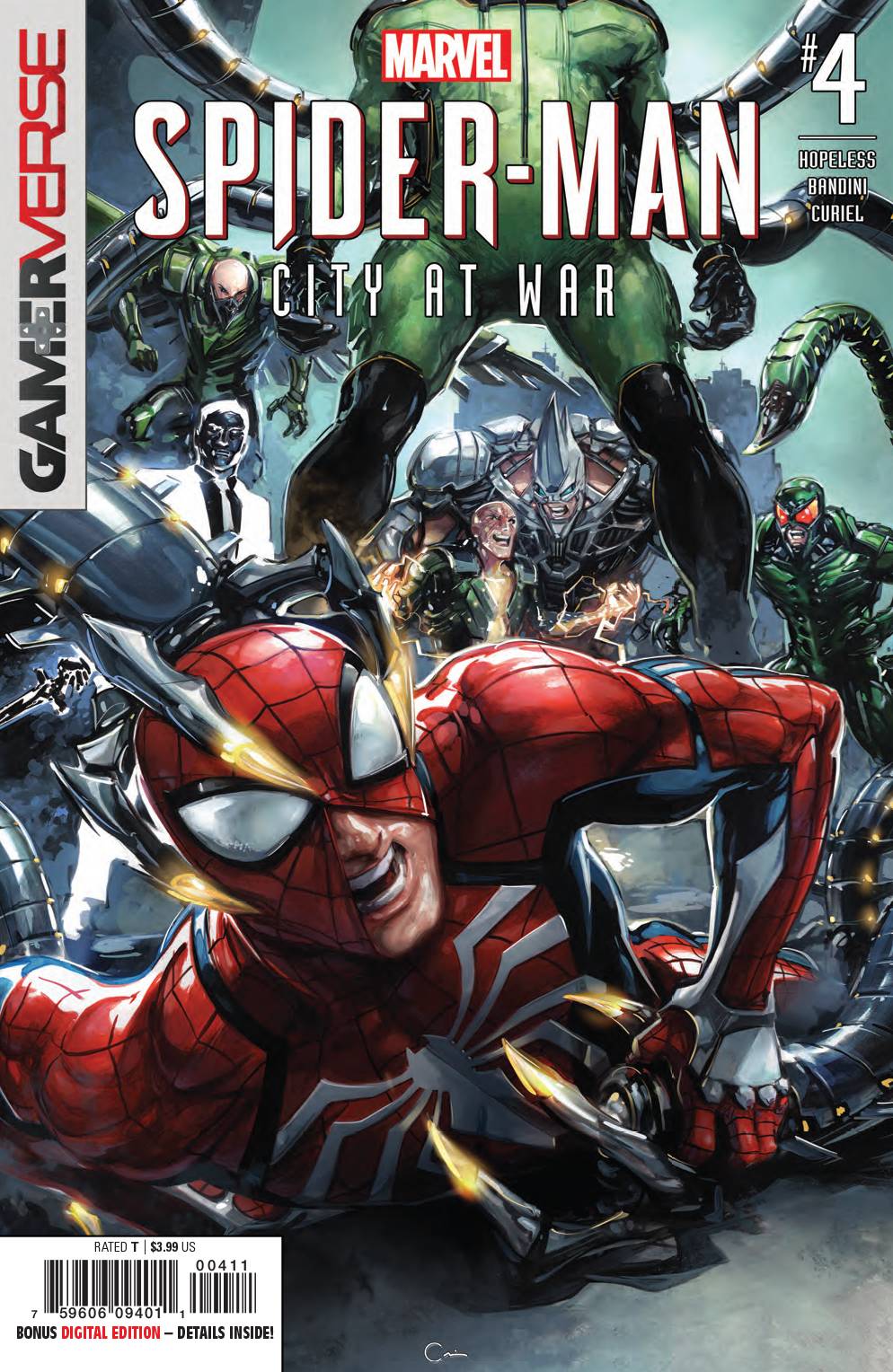 SPIDER-MAN CITY AT WAR #4 (OF 6) 2019 Spider-Man MARVEL COMICS   