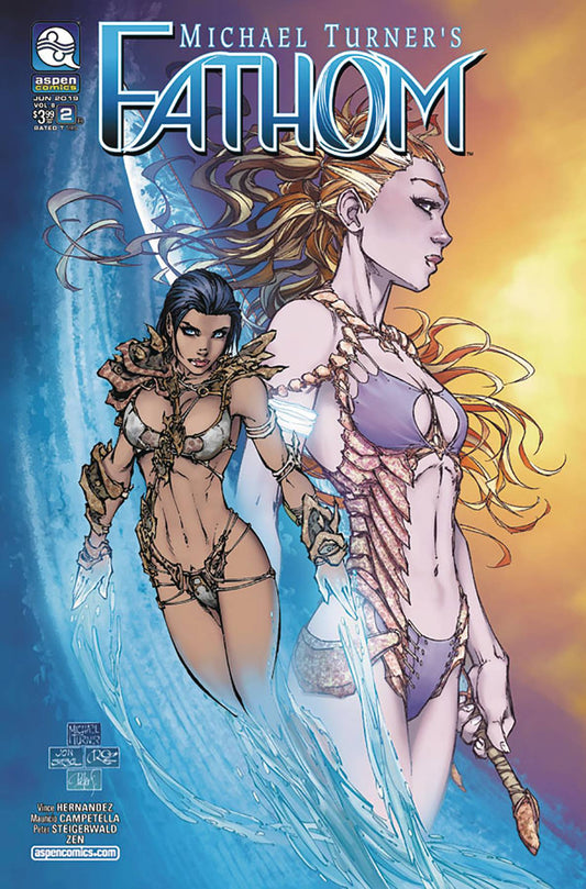 FATHOM VOL 8 #2 COVER B MICHAEL TURNER 2019 Fathom IMAGE COMICS   