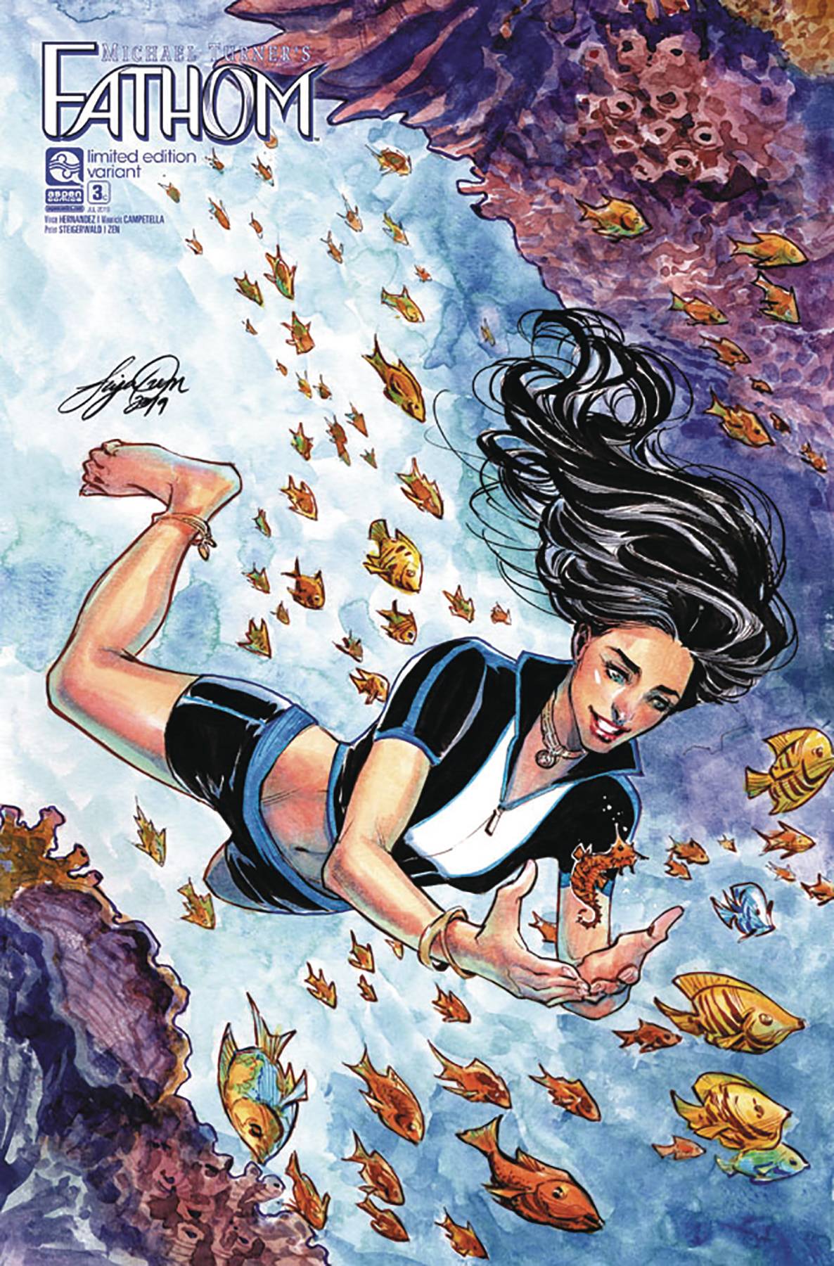 FATHOM VOL 8 #3 LIMITED EDITION SIYA OUM VARIANT 2019 Fathom IMAGE COMICS   