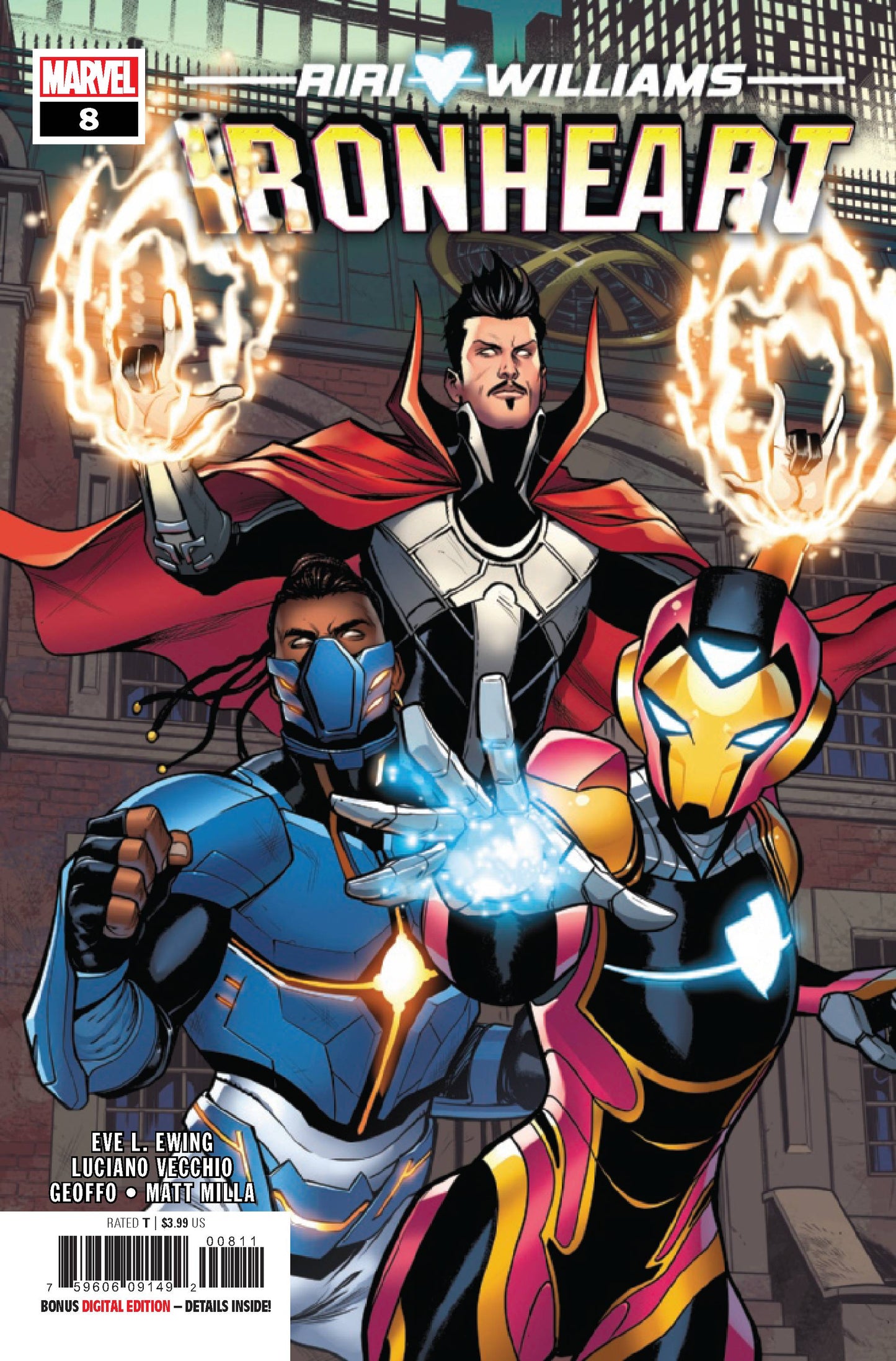 IRONHEART #8 DR STRANGE 2019 IRONHEART MARVEL COMICS   