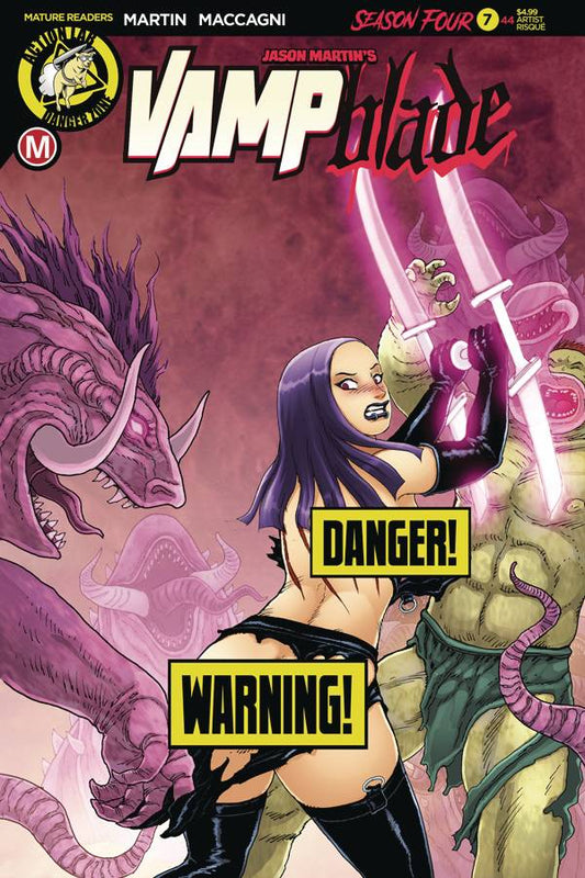 VAMPBLADE SEASON 4 #7 CVR F ESPINOSA RISQUE (MR) 2020 Vampblade ACTION LAB - DANGER ZONE   