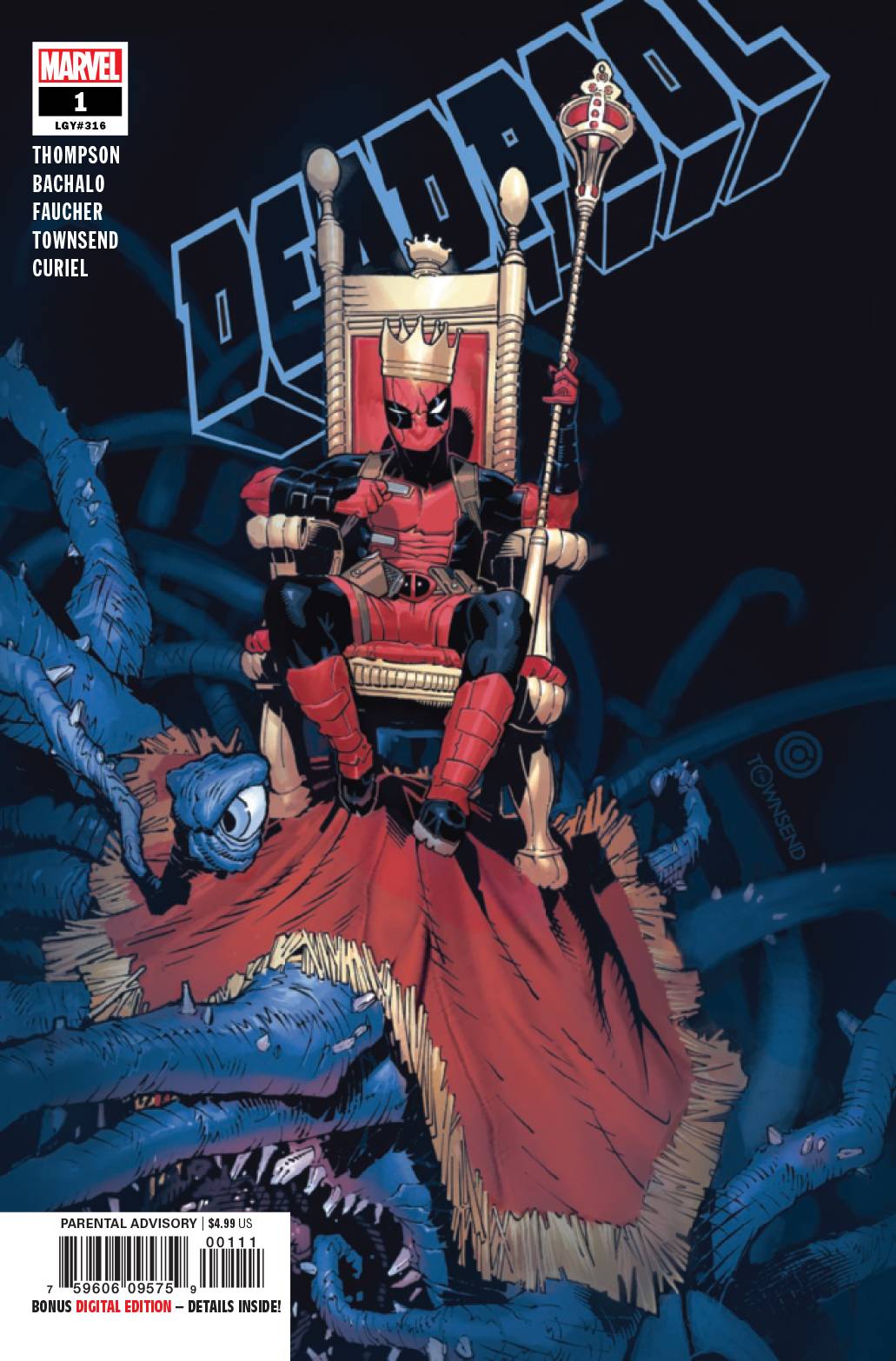 DEADPOOL #1 2019 Deadpool MARVEL COMICS   