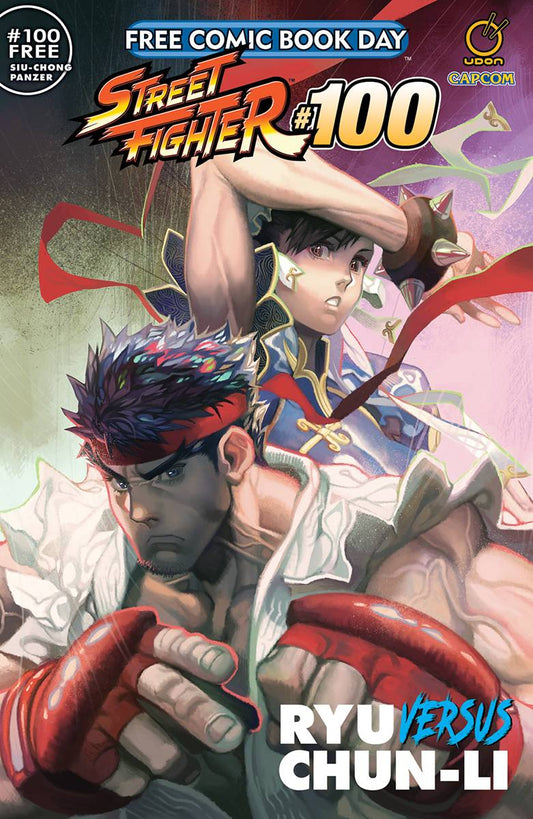 STREET FIGHTER #100 RYU VS CHUN LI FCBD UNSTAMPED 2020 Street Fighter UDON   