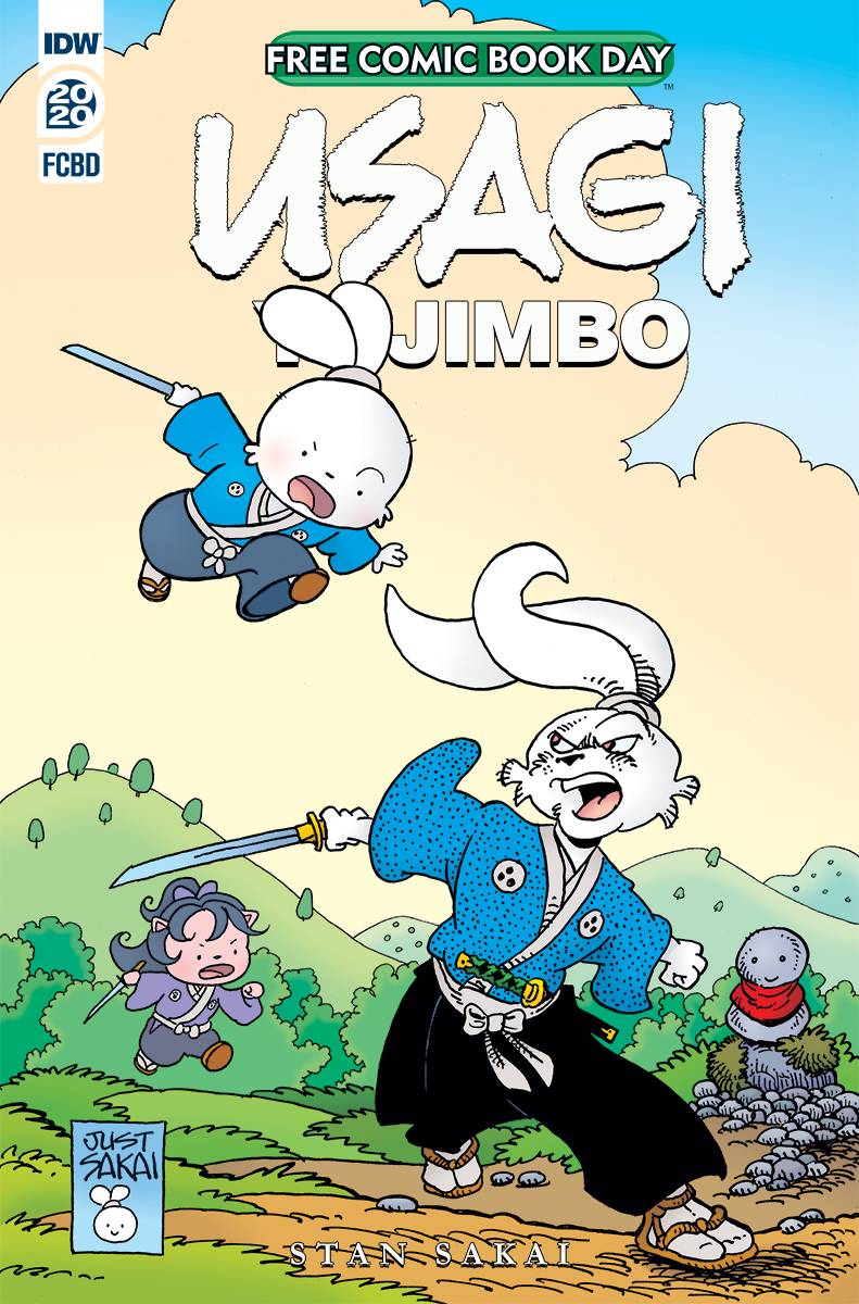 USAGI YOJIMBO FCBD UNSTAMPED 2020 Usagi Yojimbo IDW