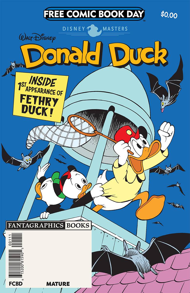 DISNEY MASTERS DONALD DUCK SPECIAL FCBD UNSTAMPED 2020 IDW
