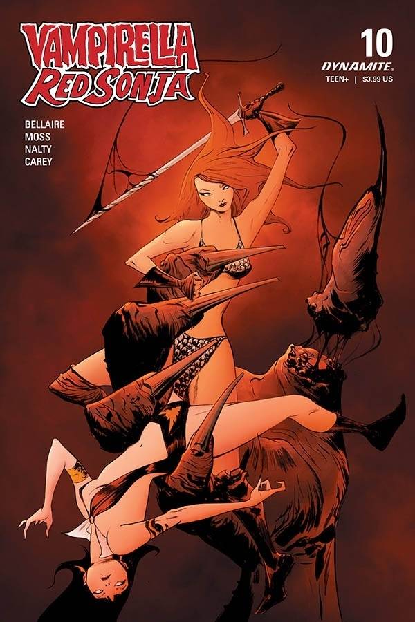 VAMPIRELLA RED SONJA #10 CVR A JAE LEE 2020 Vampirella DYNAMITE   