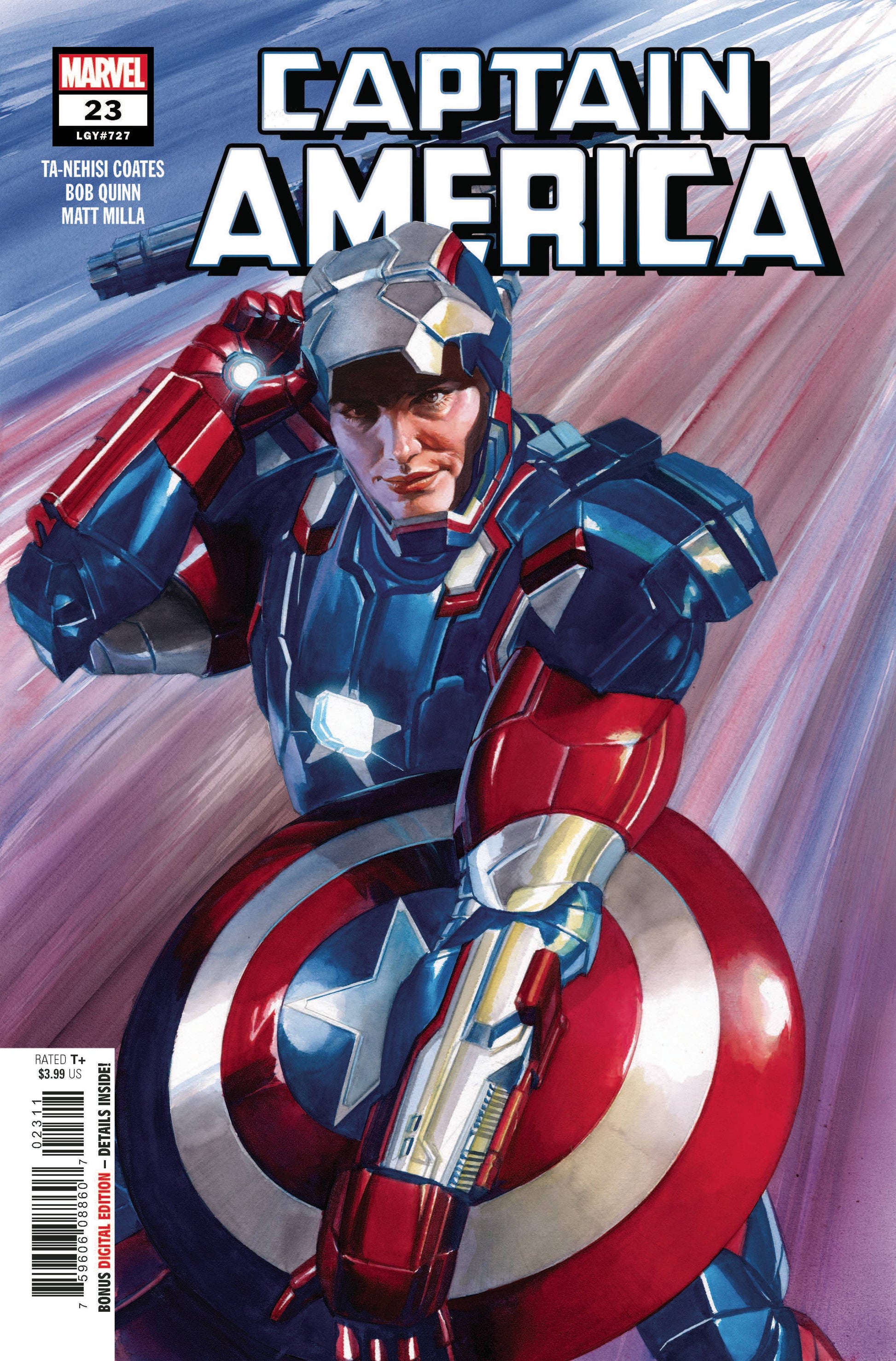CAPTAIN AMERICA #23 2020 ALEX ROSS Captain America MARVEL COMICS