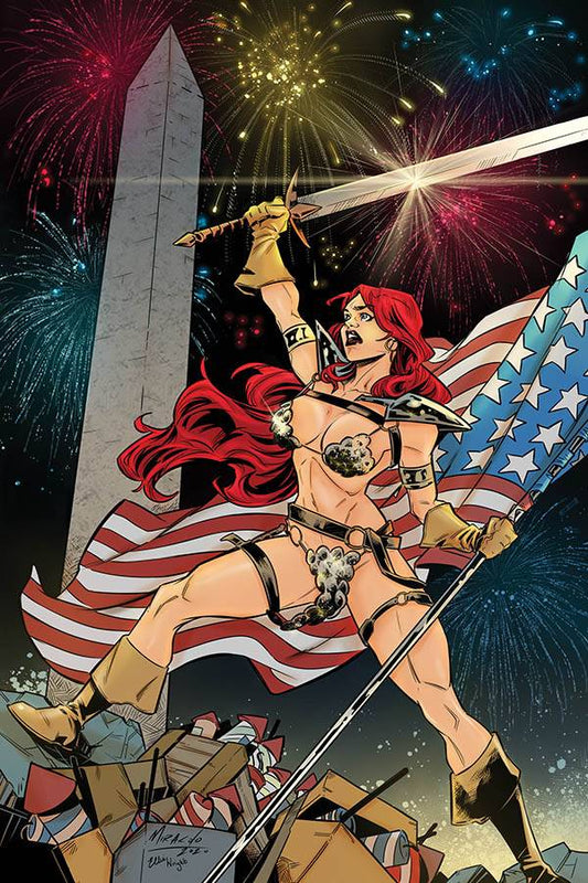 RED SONJA #18 MIRACOLO AMERICA TOGETHER VIRGIN 1:15 VARIANT 2020 Red Sonja DYNAMITE   