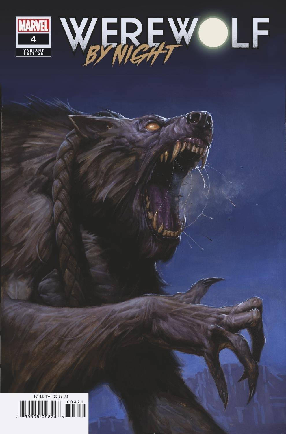 WEREWOLF BY NIGHT #4 (OF 4) GIST VARIANT 2021 Werewolf by Night MARVEL COMICS