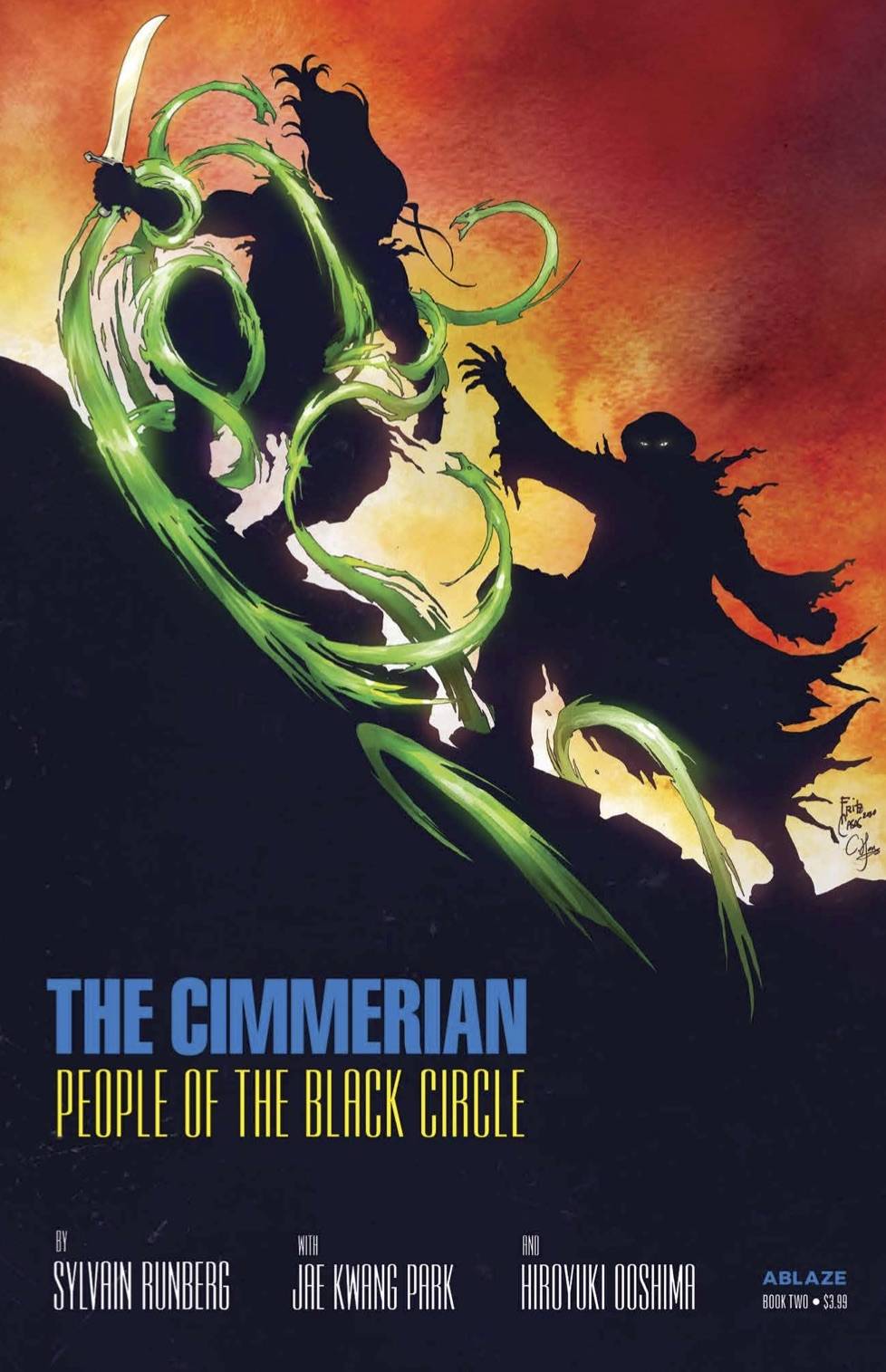 CIMMERIAN PEOPLE OF BLACK CIRCLE #2 CVR D CASAS HOMAGE (MR) 2020 Conan ABLAZE   