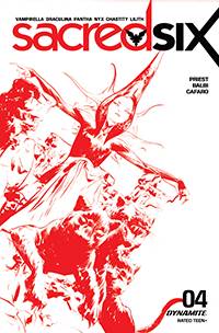 SACRED SIX #4 JAE LEE 1:15 TINT VARIANT 2020 Vampirella DYNAMITE   