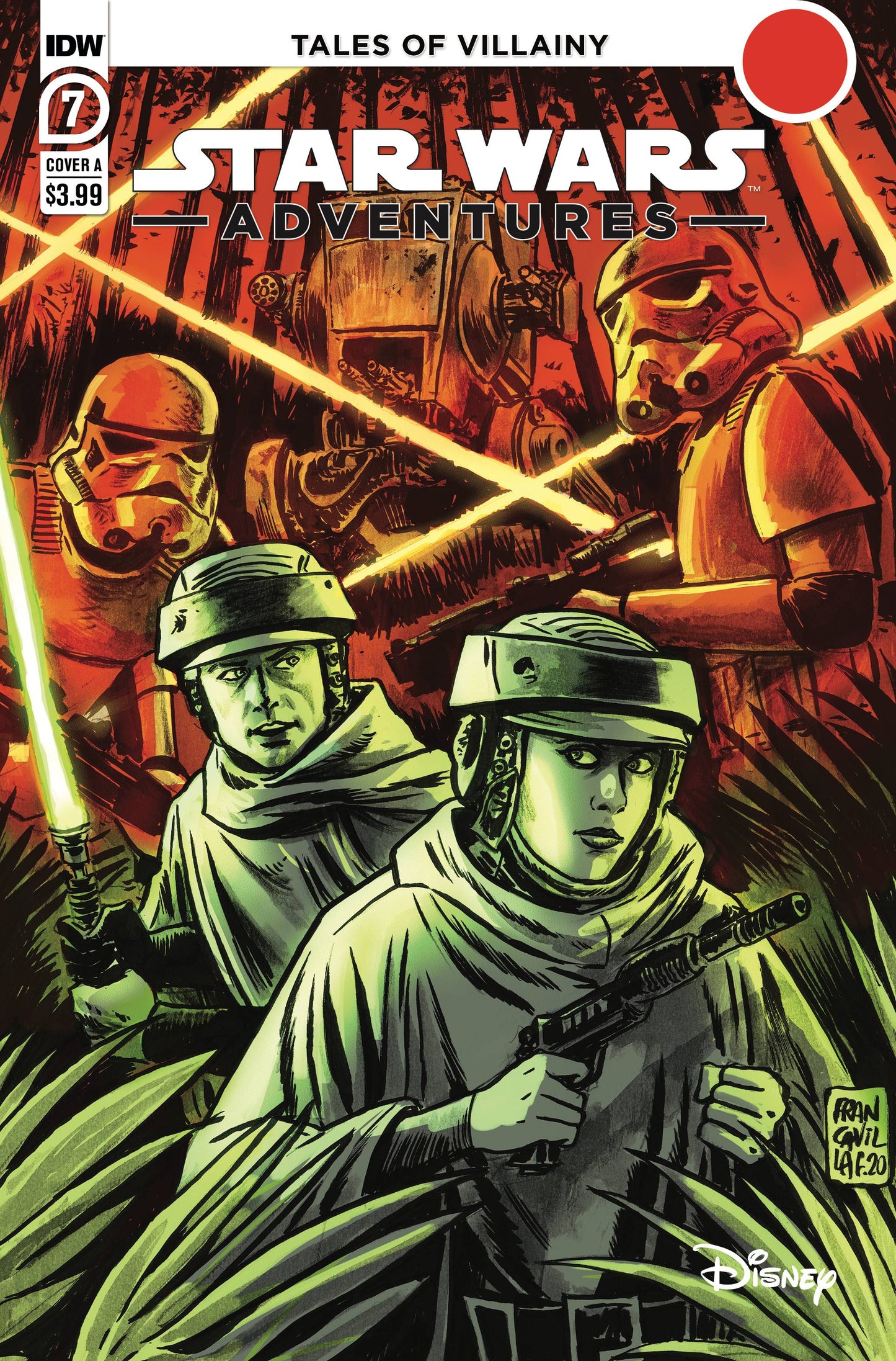 STAR WARS ADVENTURES (2020) #7 CVR A FRANCAVILLA 2021 Star Wars Adventures IDW PUBLISHING   