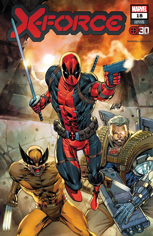 X-FORCE #18 LIEFELD DEADPOOL 30TH VARIANT 2021