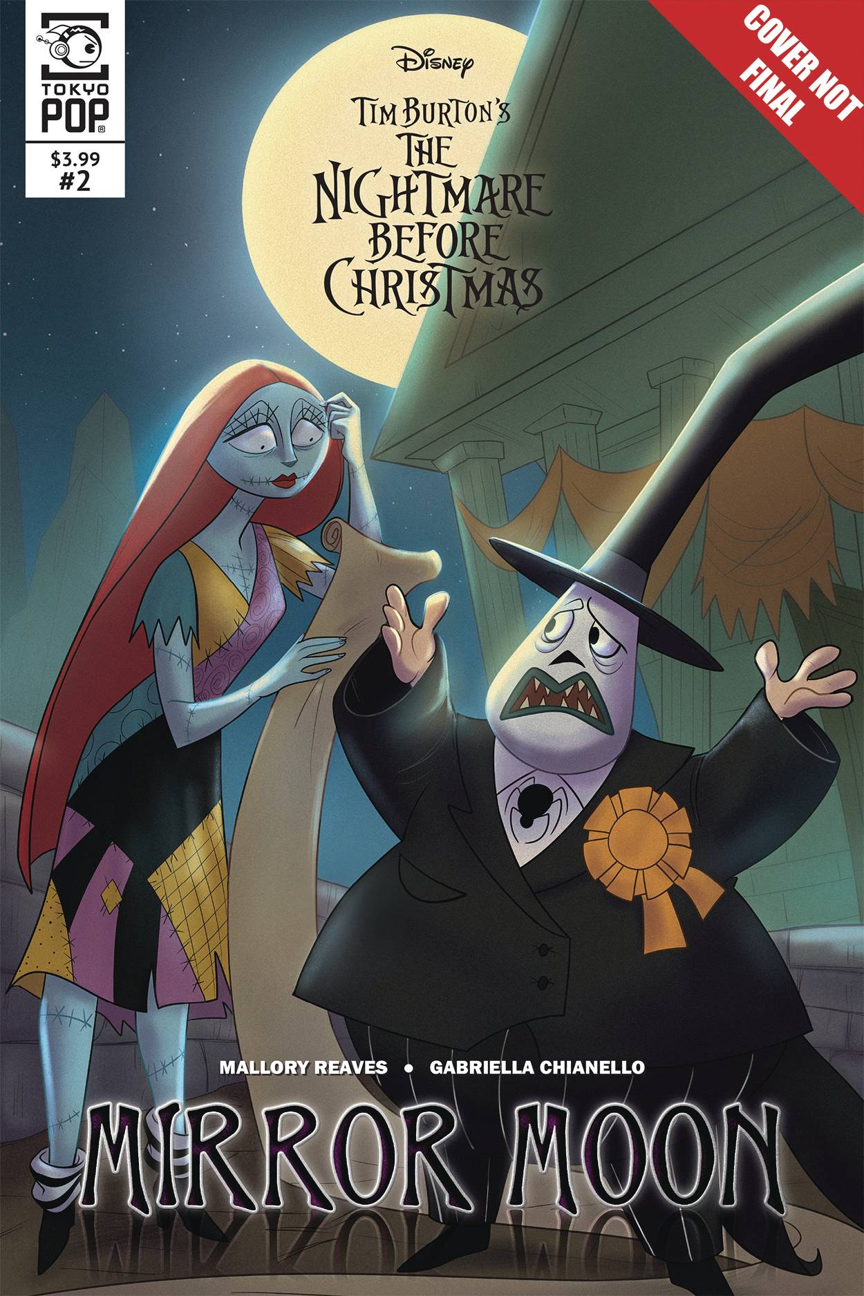 NIGHTMARE BEFORE CHRISTMAS MIRROR MOON #2 2021 Nightmare Before Christmas TOKYOPOP   