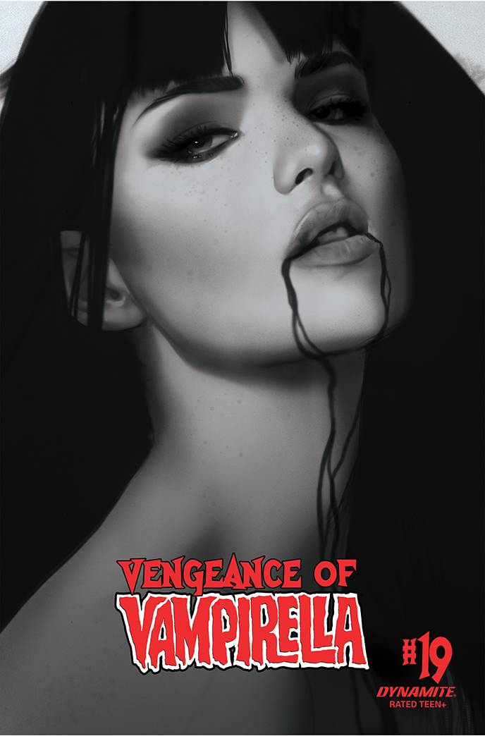 VENGEANCE OF VAMPIRELLA #19 BEN OLIVER 1:30 B&W VARIANT Vampirella DYNAMITE   