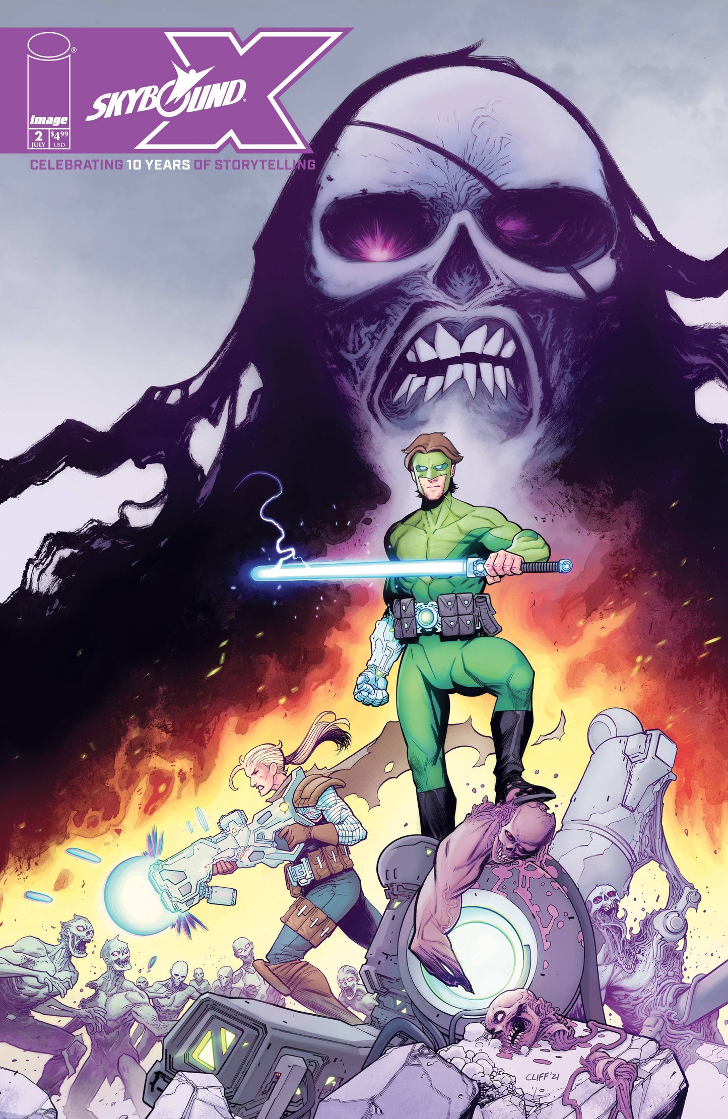 SKYBOUND X #2 CVR A RATHBURN (MR) 2021 Skybound IMAGE COMICS