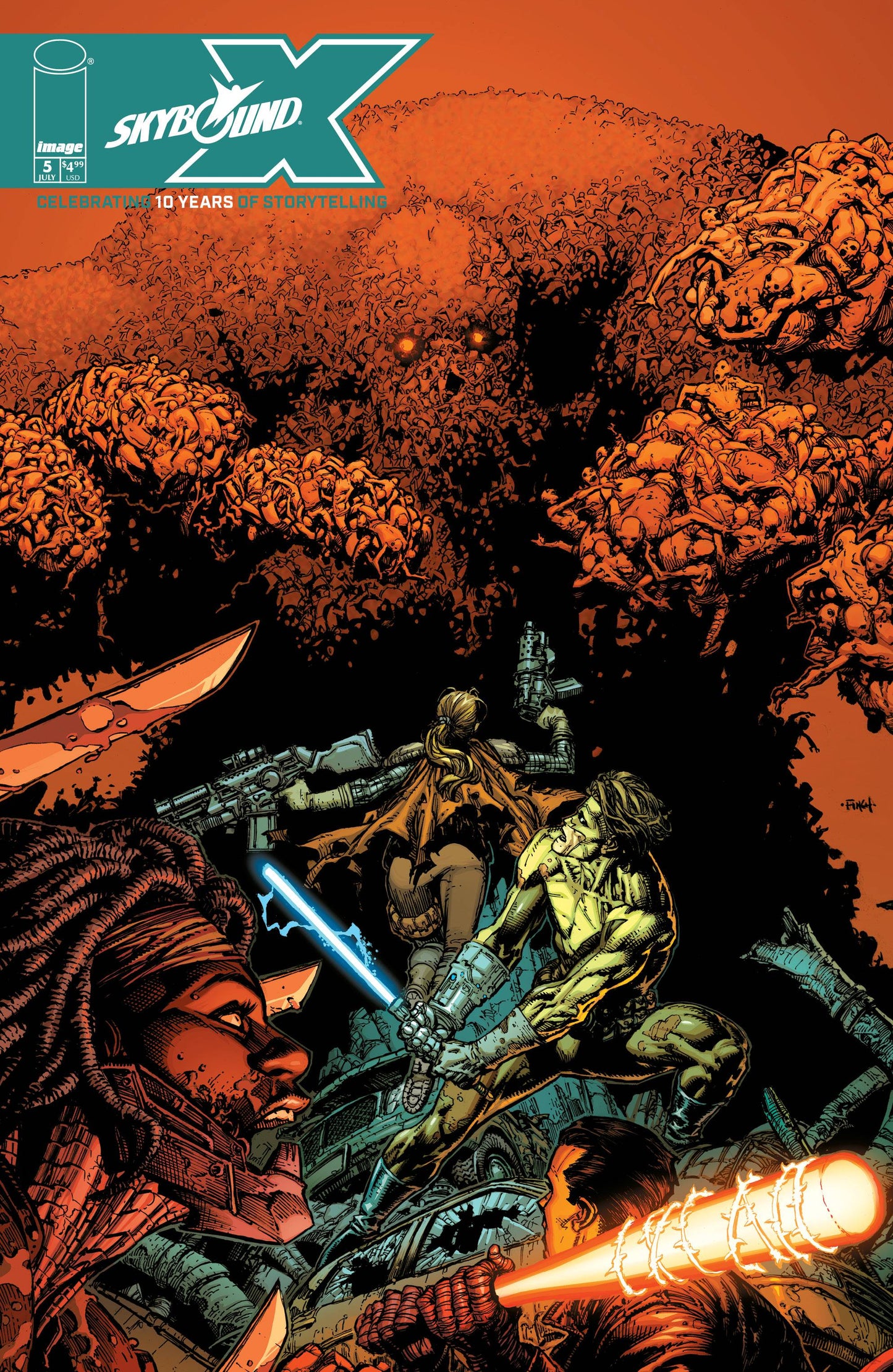 SKYBOUND X #5 CVR A FINCH (MR) 2021 Skybound IMAGE COMICS