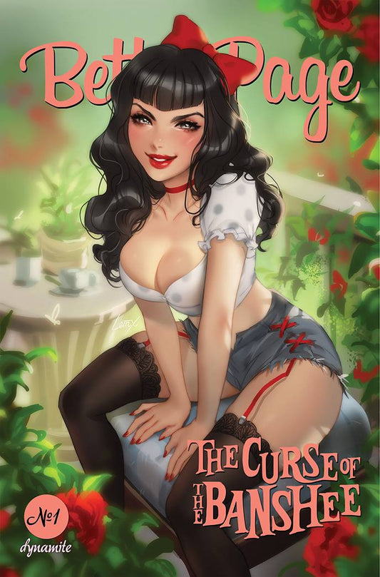 BETTIE PAGE & CURSE OF THE BANSHEE #1 FOC LEIRIX LI VARIANT 2021 Bettie Page DYNAMITE   
