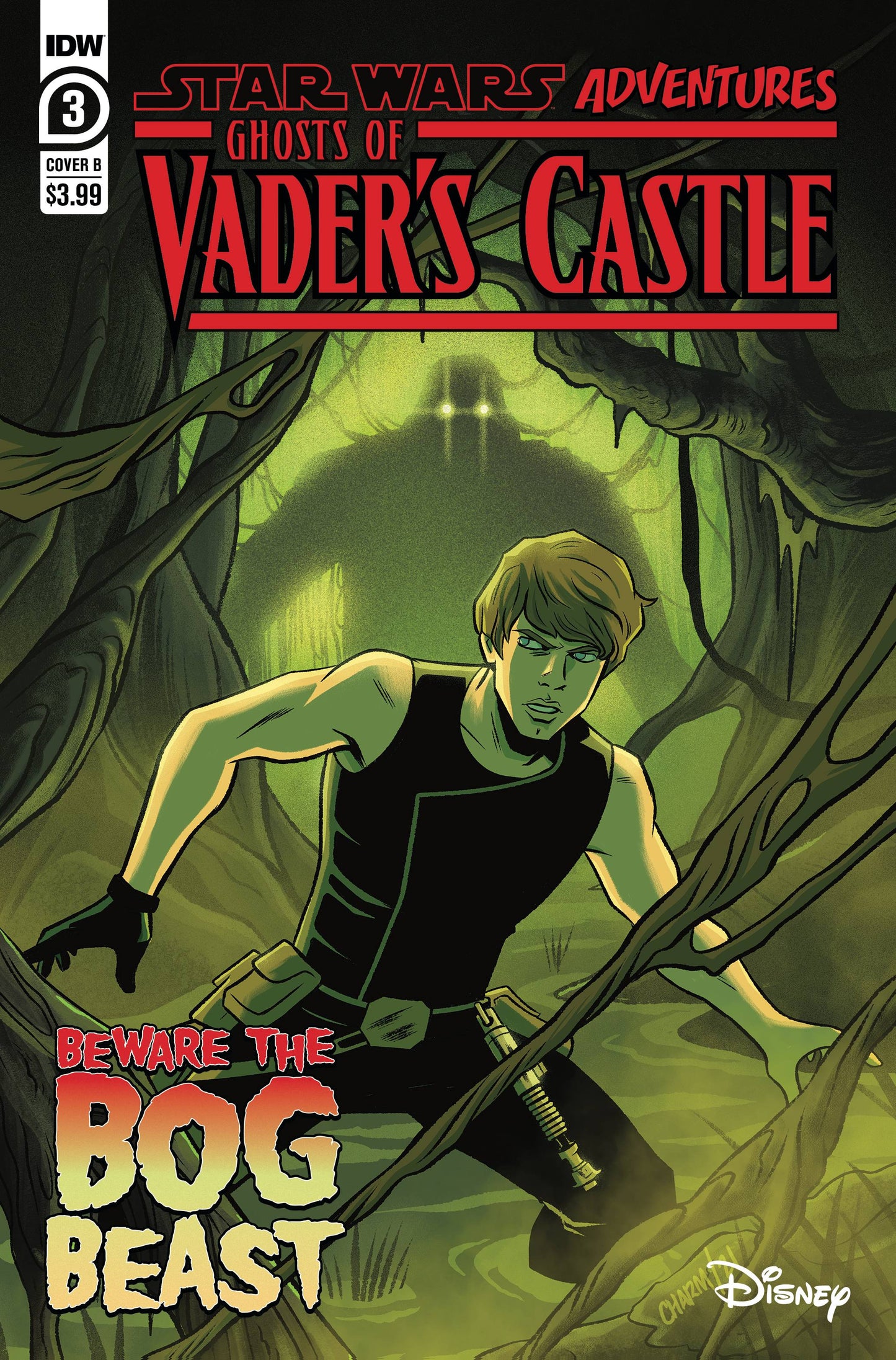 STAR WARS ADVENTURES GHOST VADERS CASTLE #3 (OF 5) CVR B CHARM 2021 Star Wars Vaders Castle IDW PUBLISHING   