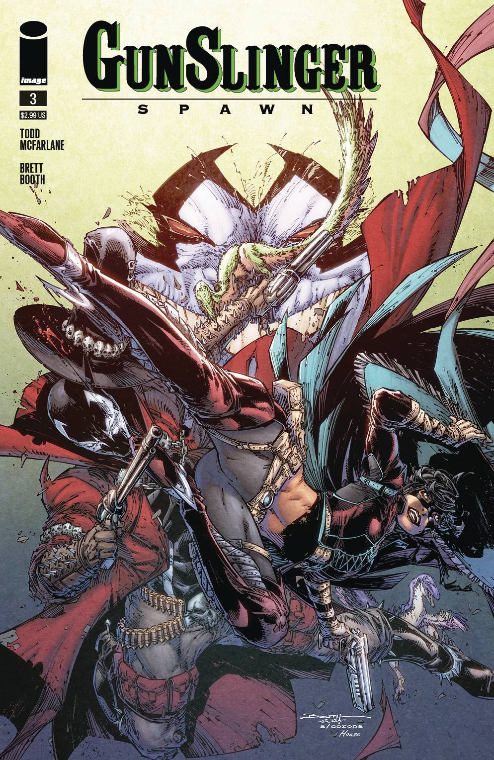 GUNSLINGER SPAWN #3 CVR B BOOTH 2021 Spawn IMAGE COMICS   