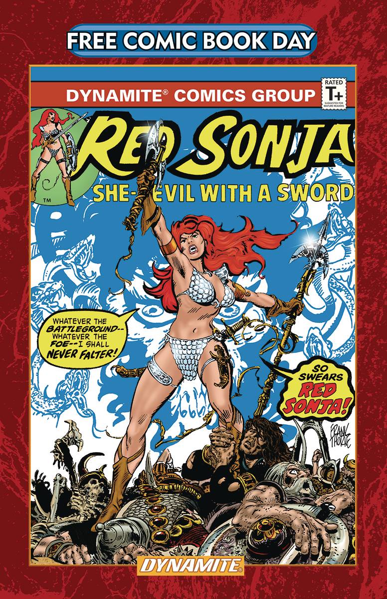FCBD RED SONJA MARVEL FEATURE STORIES 2022 DYNAMITE ENTERTAINMENT